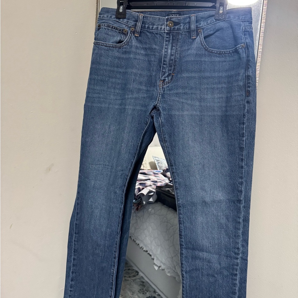 J. Crew Men's Straight Blue Jeans- The Driggs